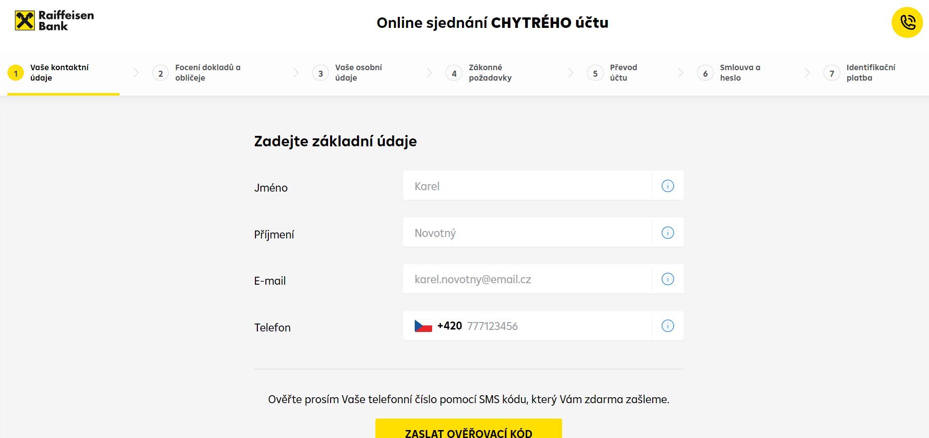 Raiffeisenbank Bezny Ucet Zalozeni Online Formular
