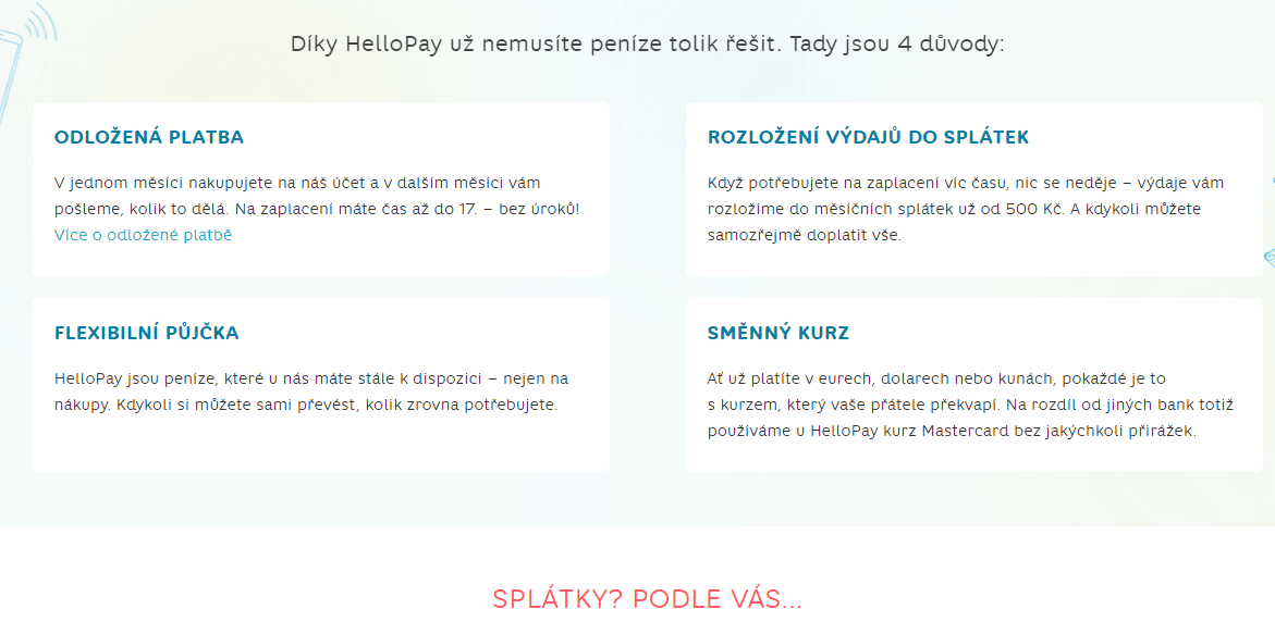 Hellopay Dalsi Sluzby